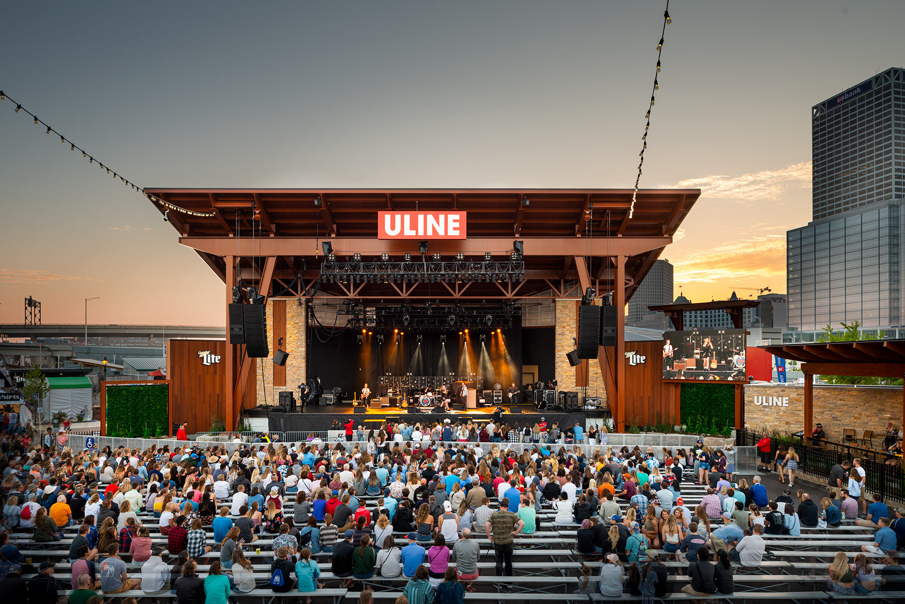 Uline Warehouse Stage at Summerfest, Milwaukee